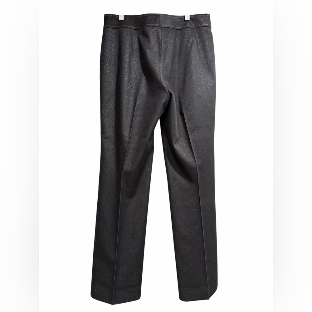 Tahari Elegant Black Suit for Women. Playful metallic look. - Picture 7 of 12